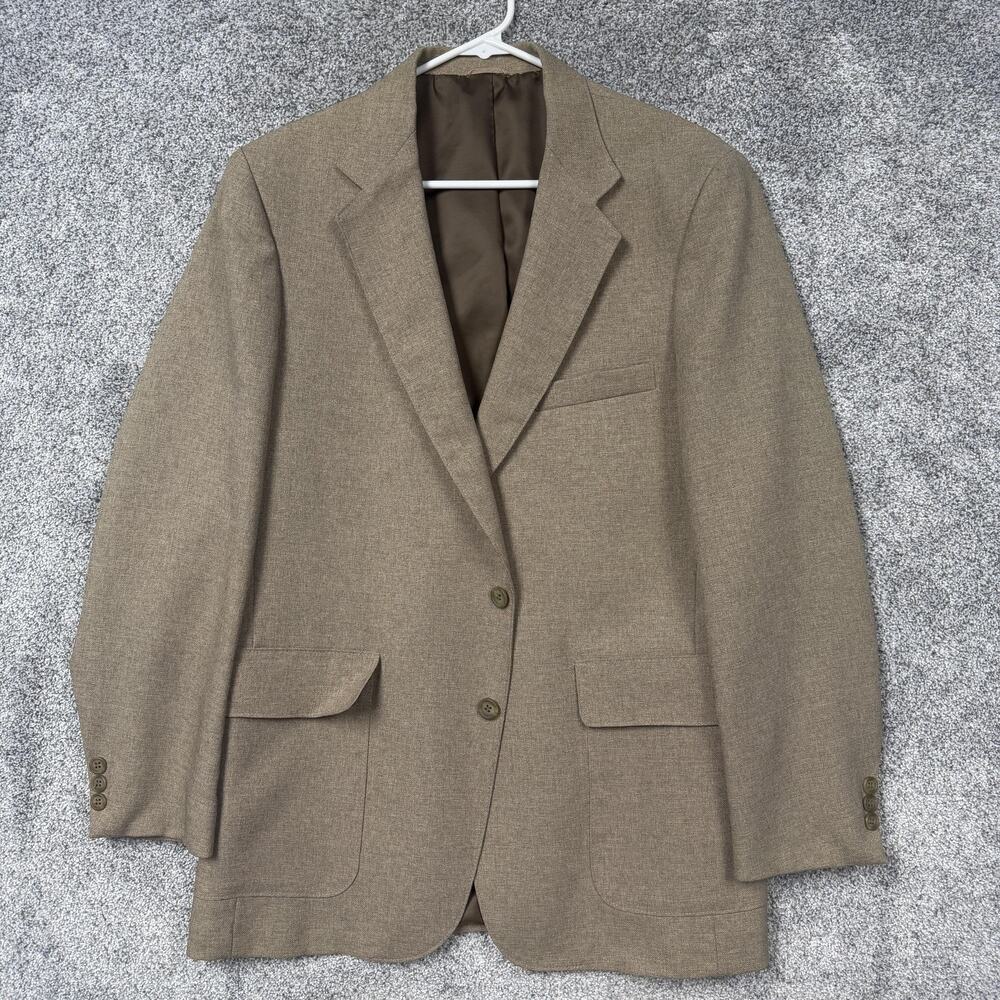 Vintage 70s 80s Levi's Action Suit Blazer 41 Stay-Prest Single Breasted Preppy